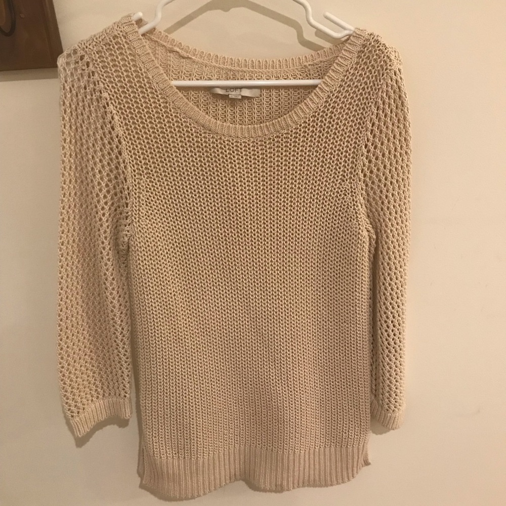quarter sleeve sweater